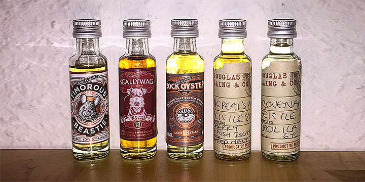 5 new Whiskies by Douglas Laing (Remarkable Malts Provenance Feis Ile Blended Malt Scotch Whisky Single Cask Tasting Notes)