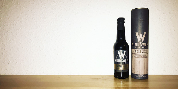 The Wolf of Glen Moray by Windswept Brewing (Barrel-aged craft beer matured in ex-bourbon whisky cask)